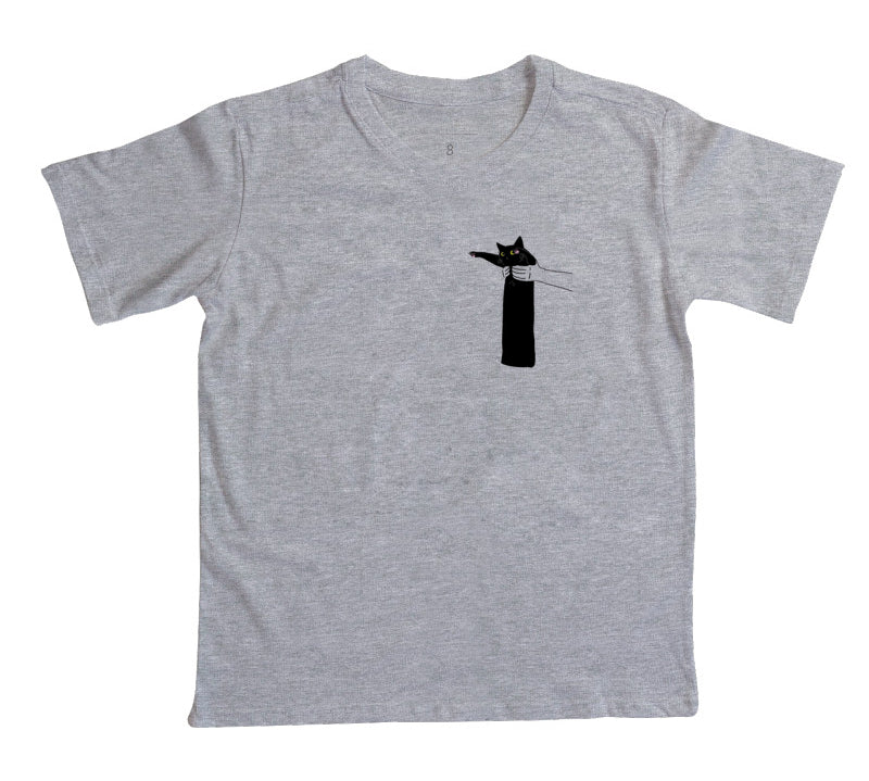 Camiseta Infantil Gatinho Pantera Negra