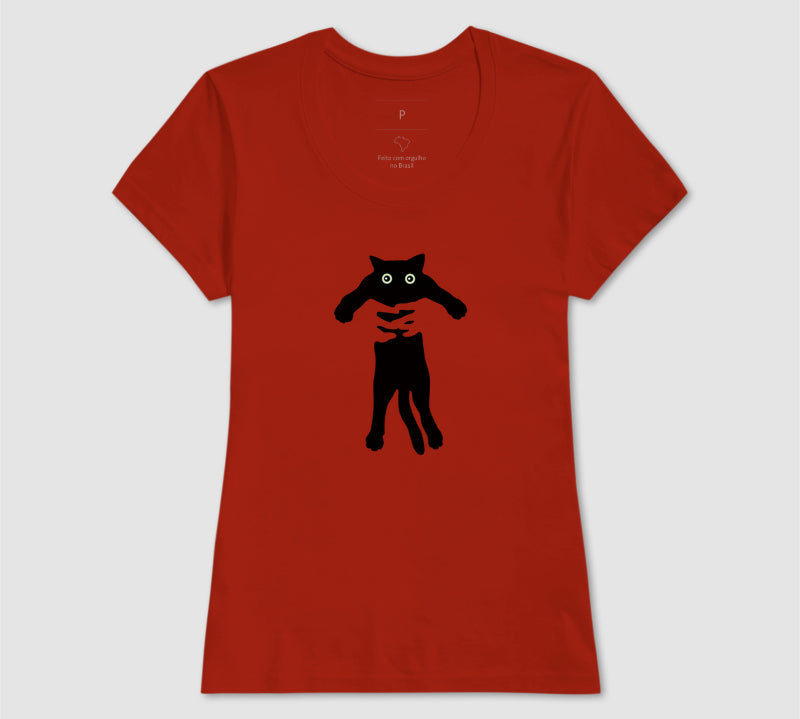 Camiseta Gato No Colo