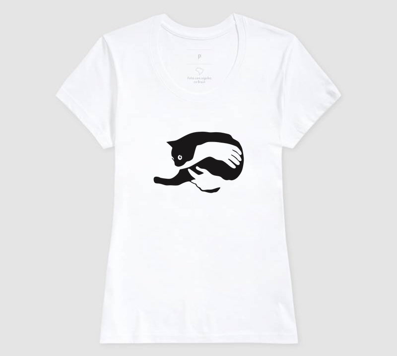 Camiseta Abraço Felino