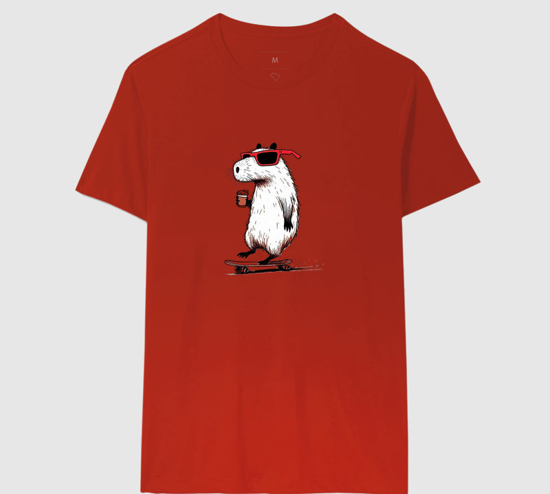 Camiseta Skate Capivara