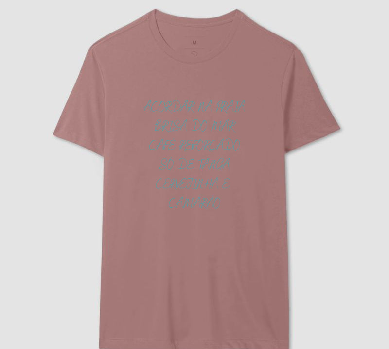 Camiseta Acordar na Praia