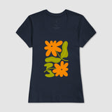 Camiseta Orange Bloom