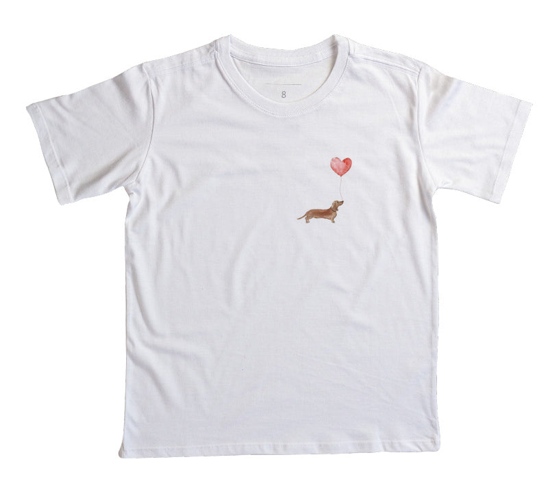 Camiseta Infantil Amor de Cão