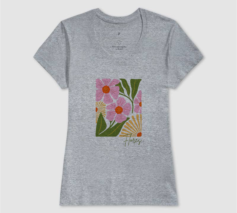 Camiseta Flores