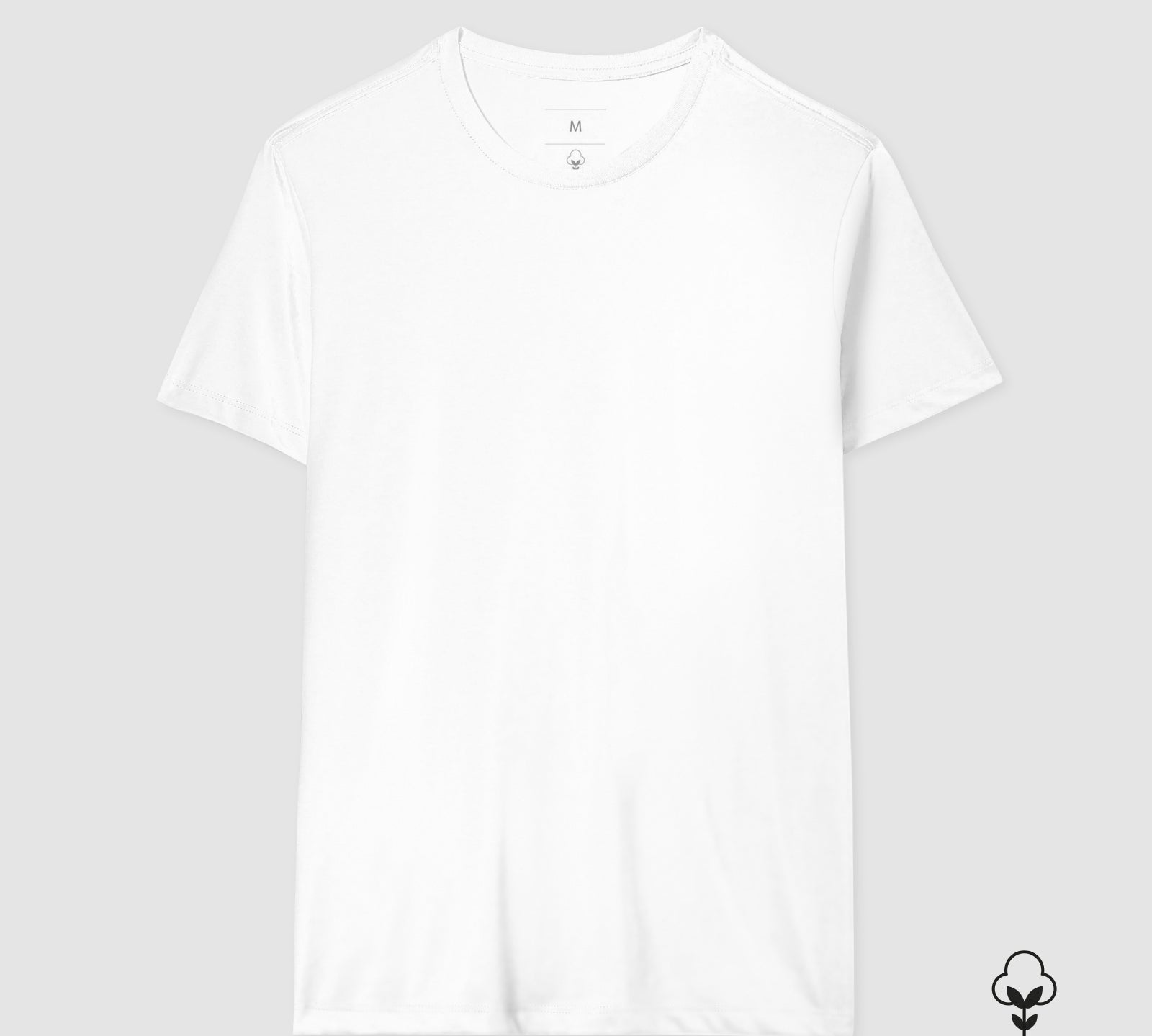 Camiseta Básica Algodão Peruano Branca