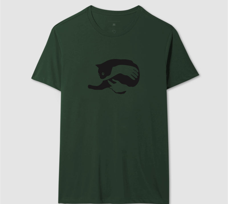 Camiseta Abraço Felino