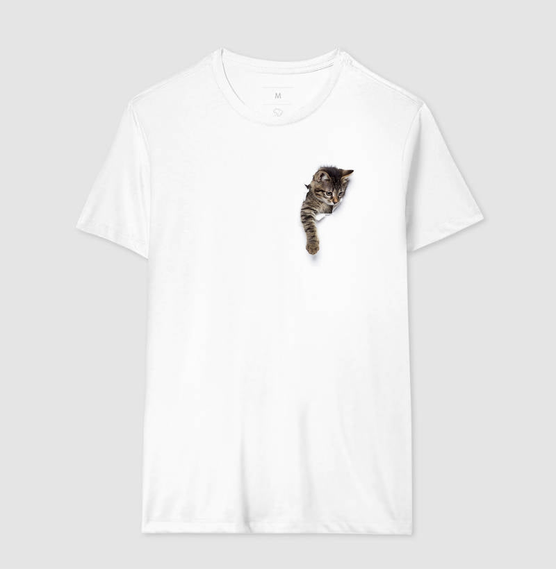 Camiseta Gato Brincando