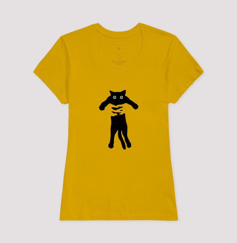 Camiseta Gato No Colo