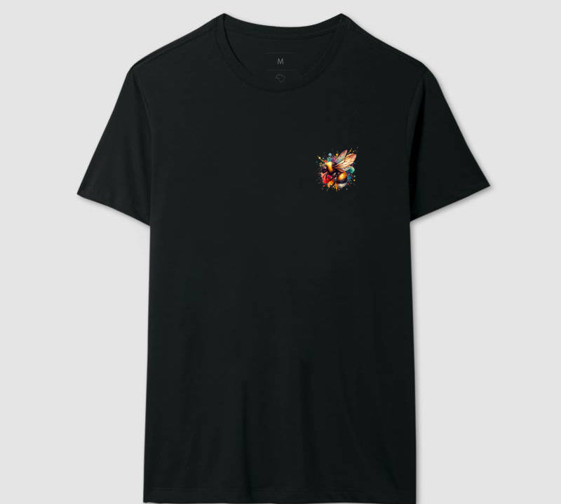 Camiseta Abelha Colorida