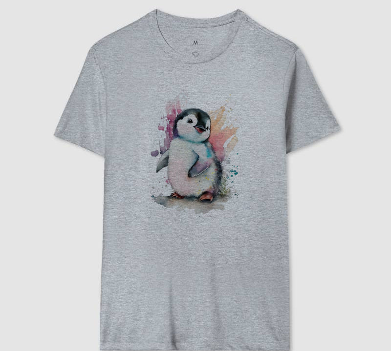 Camiseta Pinguim Tropical