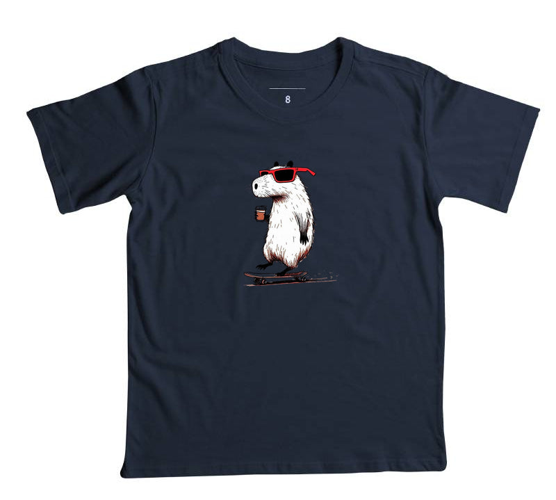 Camiseta Skate Capivara