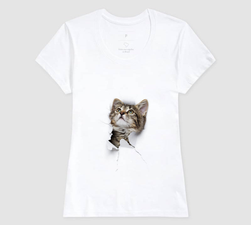 Camiseta Gato Brincando II