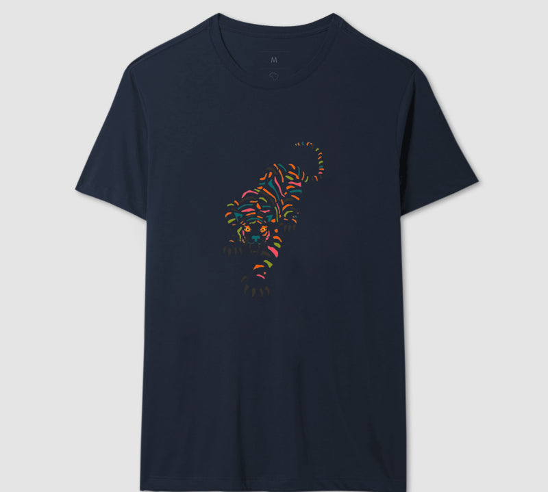 Camiseta Tigre Tropical
