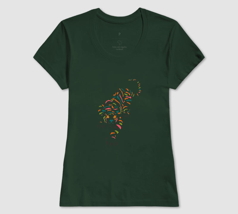 Camiseta Tigre Tropical