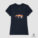 Camiseta Nerdy Crab | Algodão Peruano |