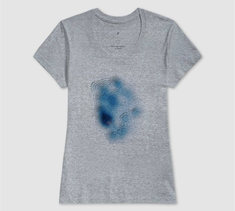 Camiseta Relevo Marinho