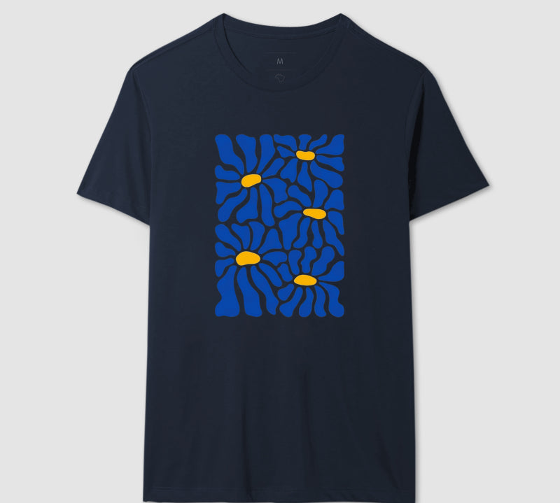 Camiseta Primavera Azul