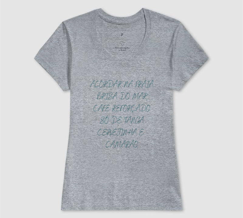 Camiseta Acordar na Praia