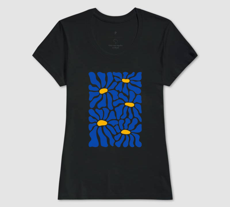 Camiseta Primavera Azul
