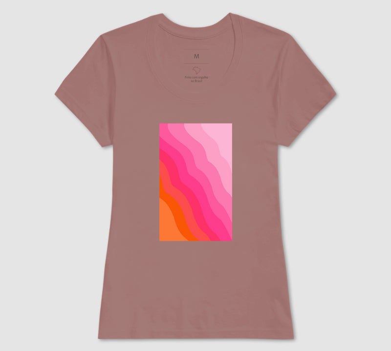 Camiseta Pink Waves