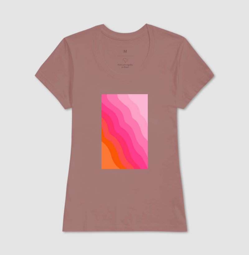 Camiseta Pink Waves