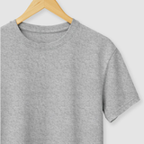 Camiseta Básica Lisa Cinza