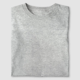 Camiseta Básica Lisa Cinza