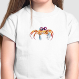 Camiseta Infantil Nerdy Crab