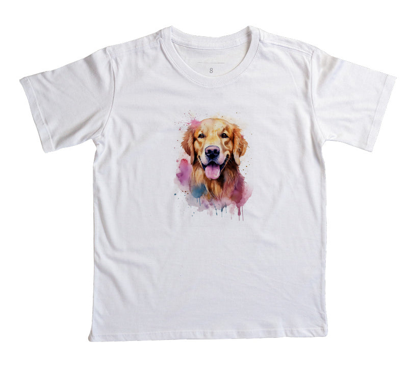 Camiseta Infantil Golden Retriever