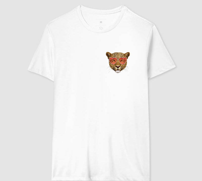 Camiseta Leopardo Con Gafas