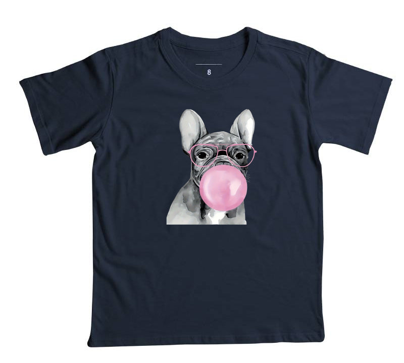 Camiseta Infantil Bubble Bulldog