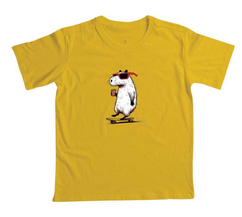 Camiseta Skate Capivara