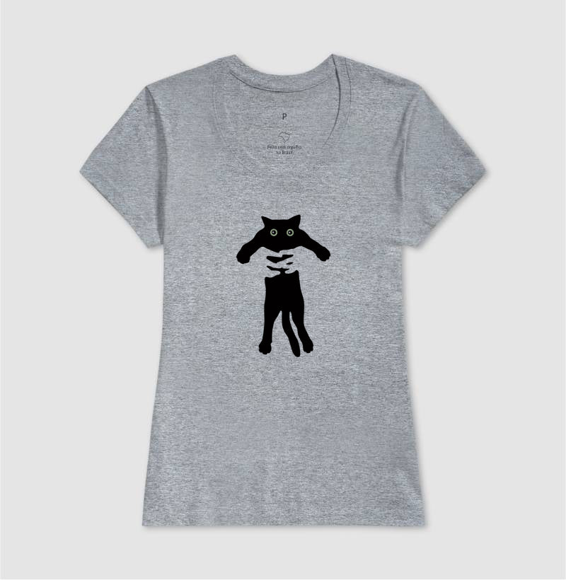 Camiseta Gato No Colo