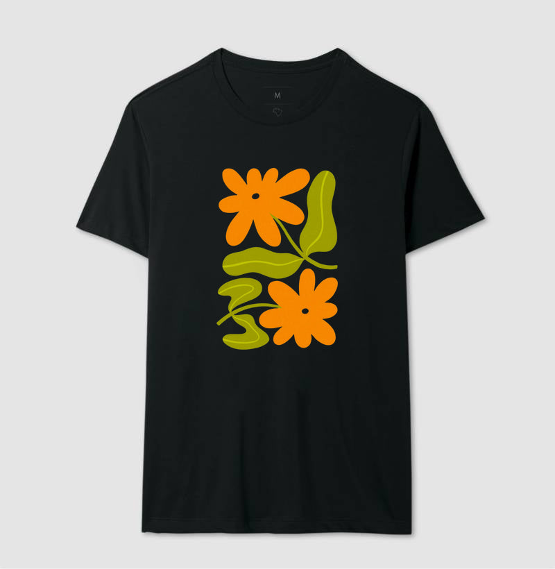 Camiseta Orange Bloom