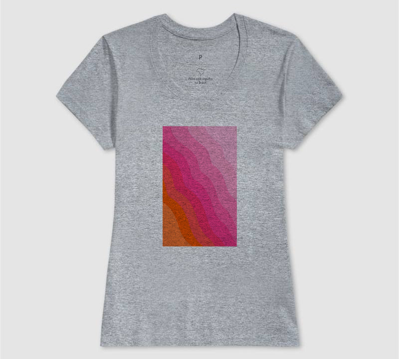 Camiseta Pink Waves