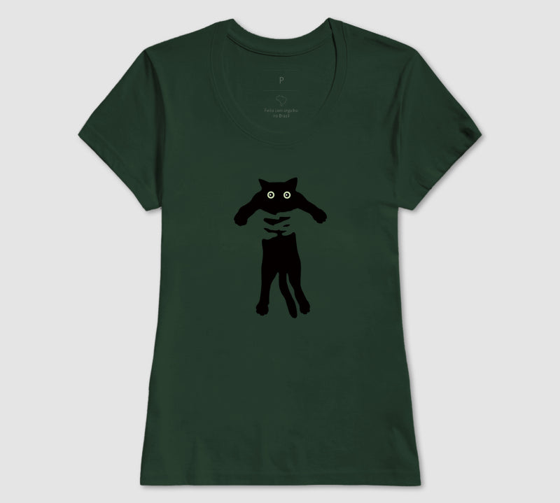 Camiseta Gato No Colo