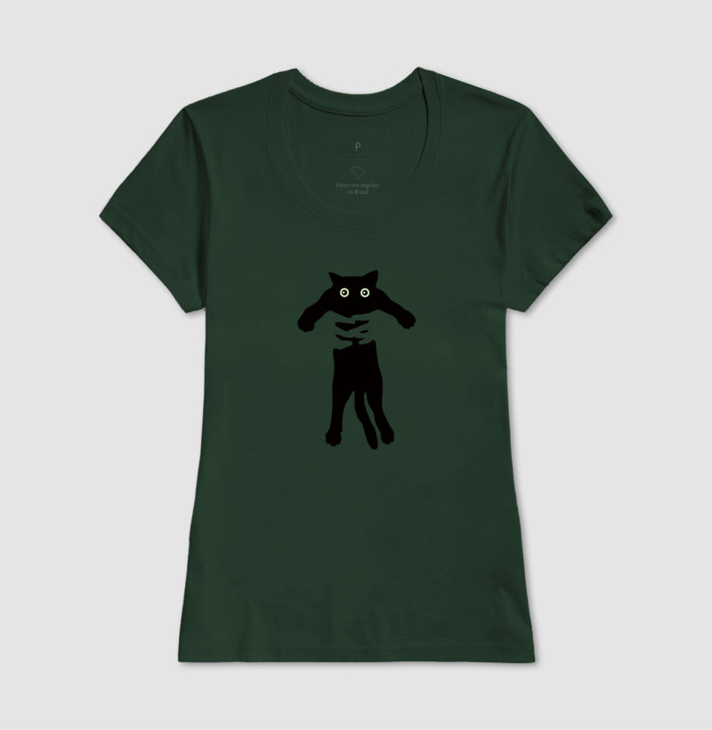 Camiseta Gato No Colo