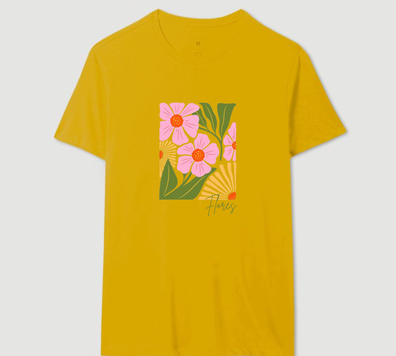 Camiseta Flores
