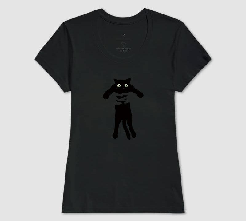 Camiseta Gato No Colo