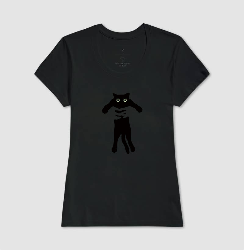 Camiseta Gato No Colo