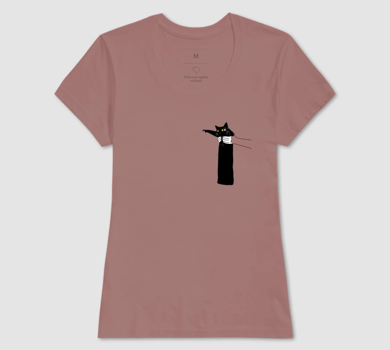 Camiseta Gatinho Pantera Negra