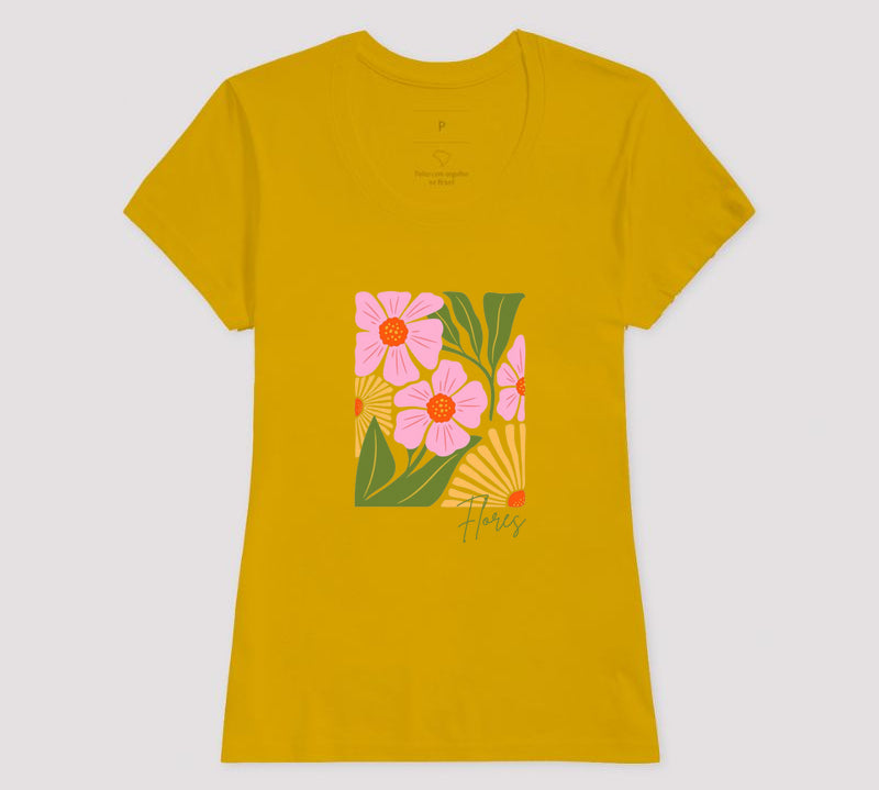 Camiseta Flores