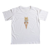 Camiseta Infantil Kitty Cream