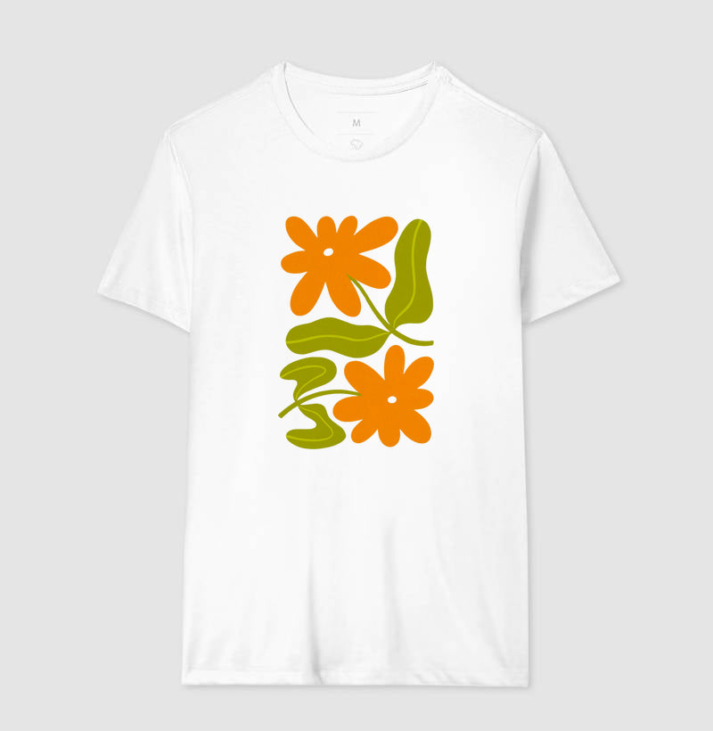 Camiseta Orange Bloom
