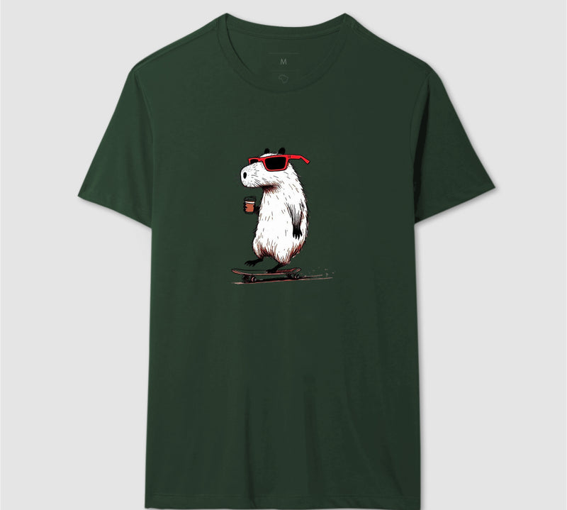 Camiseta Skate Capivara