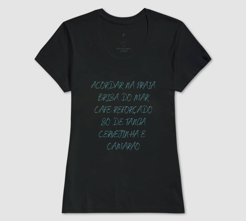 Camiseta Acordar na Praia