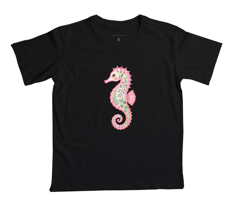 Camiseta Infantil Jardim Marinho