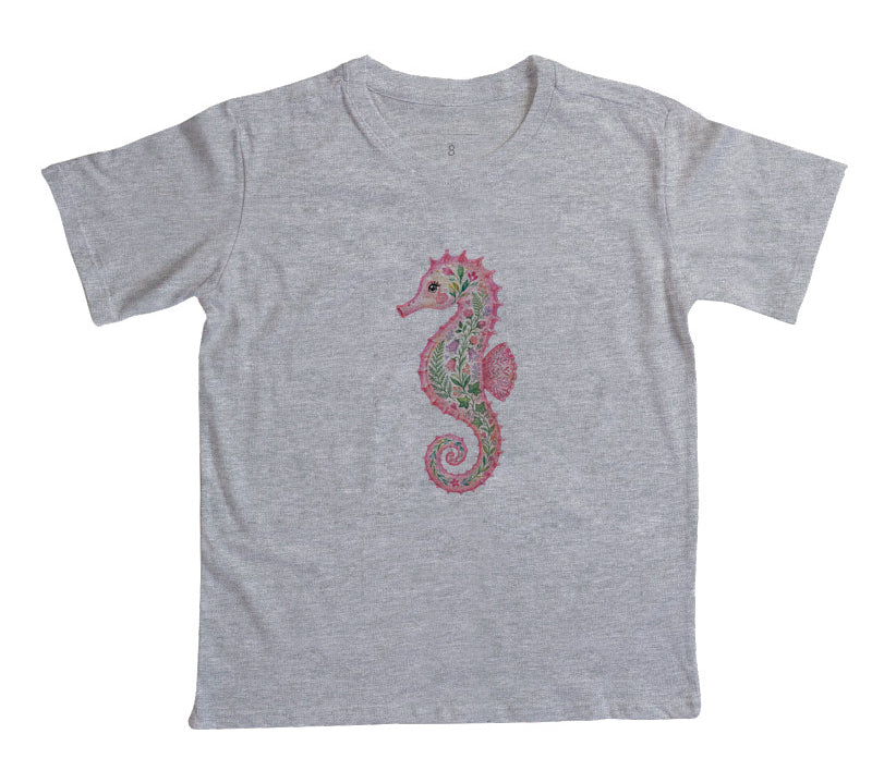Camiseta Infantil Jardim Marinho