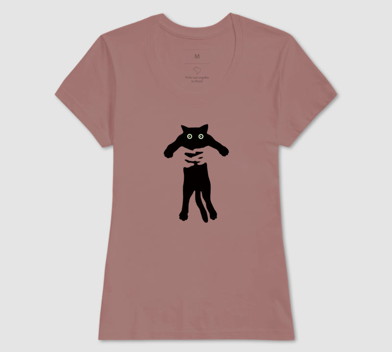 Camiseta Gato No Colo