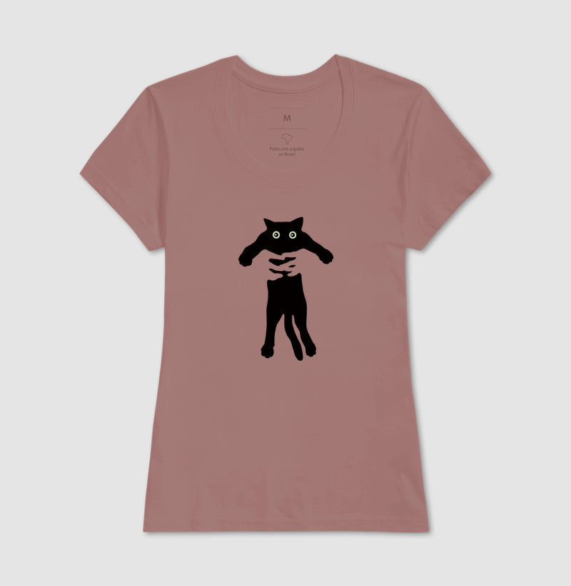 Camiseta Gato No Colo